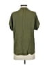 Point Sur 100% Viscose Green Short Sleeve Blouse Size S (tall) - photo 2