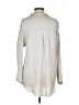 Lola 100% Viscose Ivory Long Sleeve Blouse Size S - photo 2