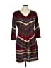 Wisp Paisley Burgundy Casual Dress Size 10 - photo 1
