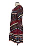 Wisp Paisley Burgundy Casual Dress Size 10 - photo 5