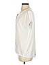 Saks Fifth Avenue 100% Polyester Ivory Short Sleeve Blouse Size S - photo 5