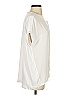 Saks Fifth Avenue 100% Polyester Ivory Short Sleeve Blouse Size S - photo 4