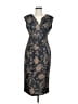 ECI Paisley Gray Cocktail Dress Size 6 - photo 1