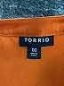 Torrid 100% Polyester Orange Short Sleeve Blouse Size Med Plus (00) - photo 7