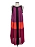 BCBGMAXAZRIA 100% Polyester Color Block Purple Casual Dress Size S - photo 2