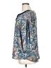 Disney LC Lauren Conrad 100% Polyester Blue 3/4 Sleeve Blouse Size XL - photo 5