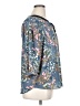 Disney LC Lauren Conrad 100% Polyester Blue 3/4 Sleeve Blouse Size XL - photo 4