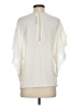 IRO 100% Viscose Ivory Short Sleeve Blouse Size EU (FR) 34 / US 2 - photo 2