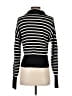Great Plains Stripes Black Pullover Sweater Size 4 - photo 2
