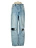 Denim Forum Hearts Blue Jeans Size 24 waist - photo 1