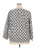 Soft Focus 100% Cotton Gray 3/4 Sleeve Blouse Size 18 - photo 2