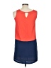 Monteau 100% Polyester Color Block Orange Casual Dress Size M - photo 2