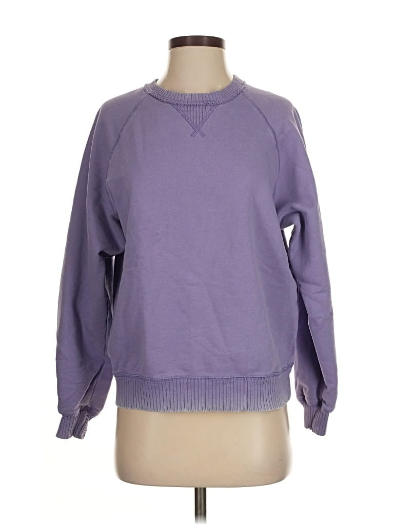 Pre-owned Superdry Pullover Sweater In Purple