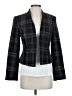 9&Co. 100% Polyester Plaid Gray Blazer Size 4 - photo 1