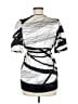 BCBGMAXAZRIA Silver Short Sleeve Blouse Size S - photo 2