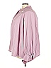 ELOQUII 100% Polyester Purple Long Sleeve Blouse Size 30 - photo 5