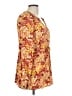 Torrid 100% Rayon Orange Casual Dress Size 1X Plus (1) - photo 2