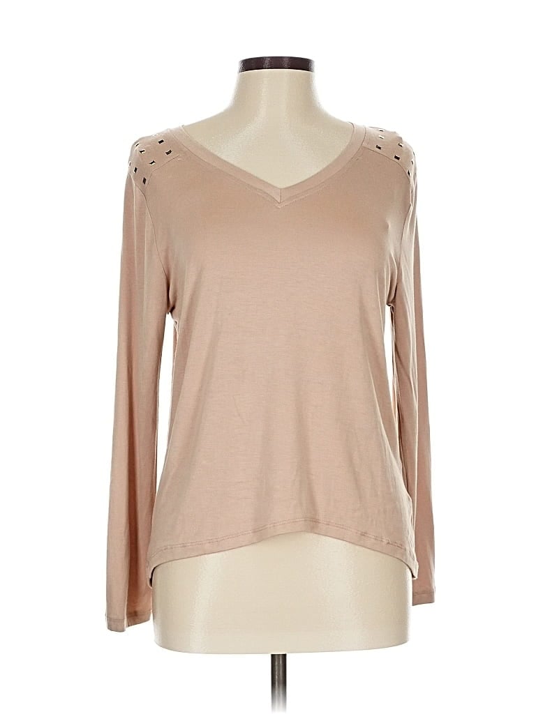 Pre-owned Cotton Candy Long Sleeve T-shirt In Brown