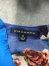 Staccato 100% Polyester Floral Blue Short Sleeve Blouse Size M - photo 7