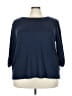 Caslon Blue Pullover Sweater Size 3X - photo 1