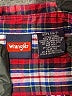 Wrangler Jeans Co Plaid Red Long Sleeve Button-Down Shirt Size 6 - 7 - photo 3