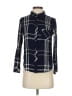 Rails 100% Rayon Plaid Blue Long Sleeve Button-Down Shirt Size S - photo 1