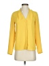 Babaton 100% Polyester Yellow Long Sleeve Blouse Size XXS - photo 1