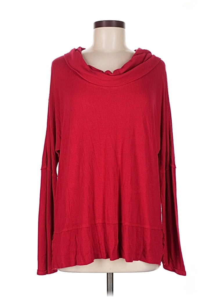 Pre-owned Bordeaux Long Sleeve T-shirt In Red