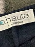 B. Haute by L. Bartlett Solid Black Blue Formal Skirt Size S - photo 4