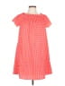 Atmosphere 100% Polyester Checkered-gingham Red Casual Dress Size 10 - photo 1
