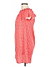 Atmosphere 100% Polyester Checkered-gingham Red Casual Dress Size 10 - photo 5