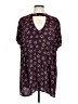 Torrid Stars Burgundy Short Sleeve Blouse Size Lg Plus (0) - photo 1