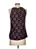 Outback Red 100% Polyester Black Sleeveless Blouse Size S - photo 1