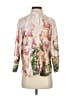 By Anthropologie 100% Polyester Floral Ivory 3/4 Sleeve Blouse Size XXS - photo 1