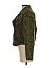 The Korner 100% Polyester Tweed Green Faux Fur Jacket Size XS - photo 5