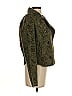 The Korner 100% Polyester Tweed Green Faux Fur Jacket Size XS - photo 4