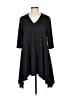 Alyssa Solid Black Casual Dress Size M - photo 1