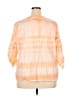Relativity 100% Cotton Tie-dye Orange 3/4 Sleeve Blouse Size 2X (estimated) - photo 2