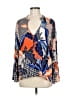 Jaase 100% Rayon Orange 3/4 Sleeve Blouse Size M - photo 1