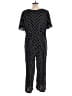 BLOOMCHIC 100% Rayon Polka Dots Black Jumpsuit Size 12 - photo 2