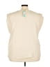 Nine Britton 100% Polyester Ivory Sleeveless Top Size 3X - photo 2