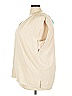 Nine Britton 100% Polyester Ivory Sleeveless Top Size 3X - photo 5