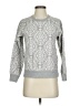 J.Crew Paisley Silver Pullover Sweater Size XS - photo 1