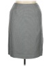 Le Suit 100% Viscose Solid Gray Formal Skirt Size 14 (petite) - photo 1