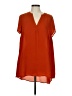 Torrid 100% Polyester Orange Short Sleeve Blouse Size Med Plus (00) - photo 1