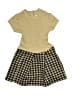 Tahari Houndstooth Yellow Dress Size 5 - photo 1