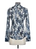 BCBGMAXAZRIA 100% Cotton Print Blue Long Sleeve Blouse Size XS - photo 2