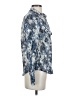 BCBGMAXAZRIA 100% Cotton Print Blue Long Sleeve Blouse Size XS - photo 4