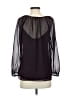 Point Sur 100% Polyester Black Long Sleeve Blouse Size S - photo 2