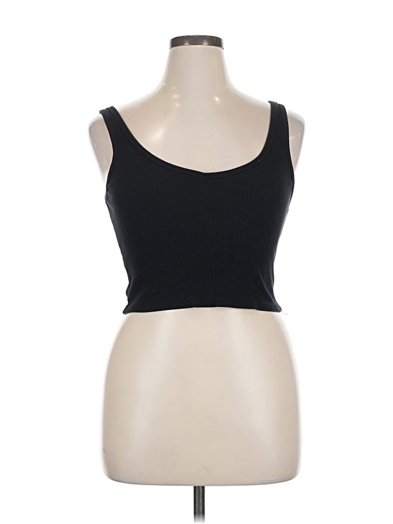 Pre-owned Cotton On Tank Top Black Strapless Neckline Tops